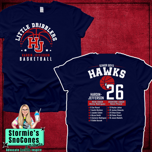 Hawks Senior Boys All Stars 2026 Navy Shirt