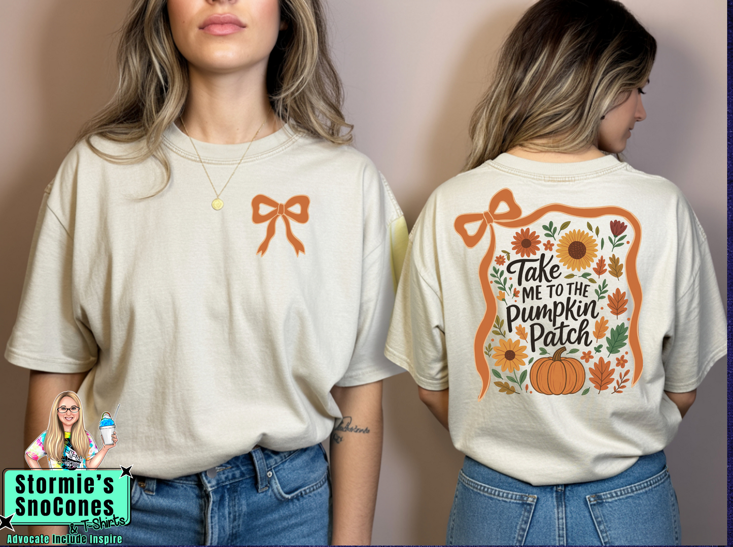 Take Me to the Pumpkin Patch Ivory Comfort Colors Shirt
