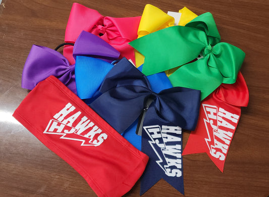 Hawks HJ Bolt Hair Bow Or Headband Preorder ends 9/12