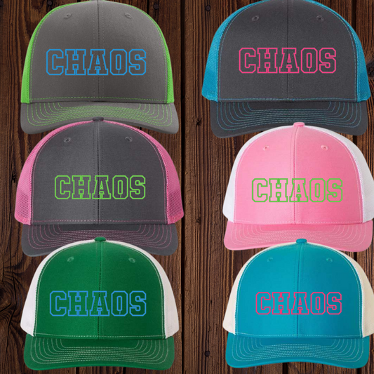 Chaos Richardson Mesh Back Embroidered Hat - PICK UP ONLY