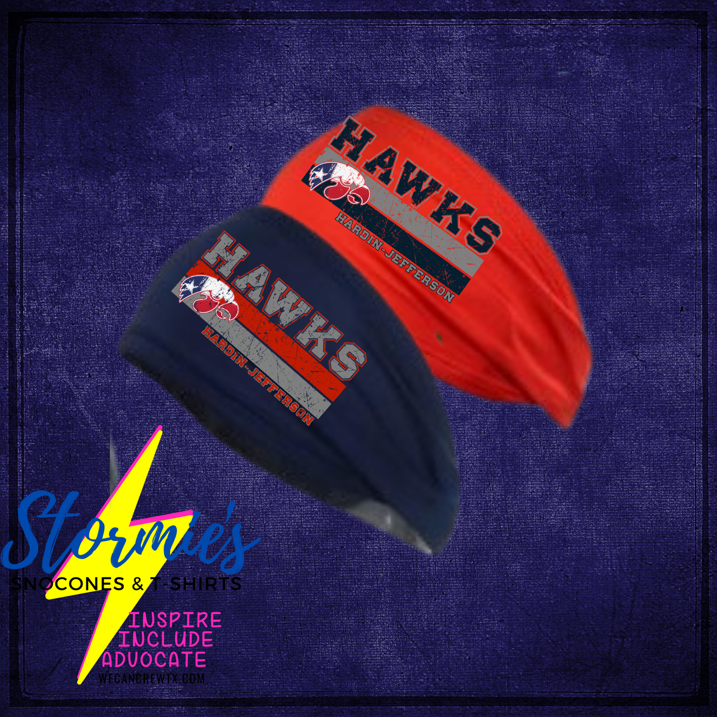 Hawks Football-Cheer 2024 Headband