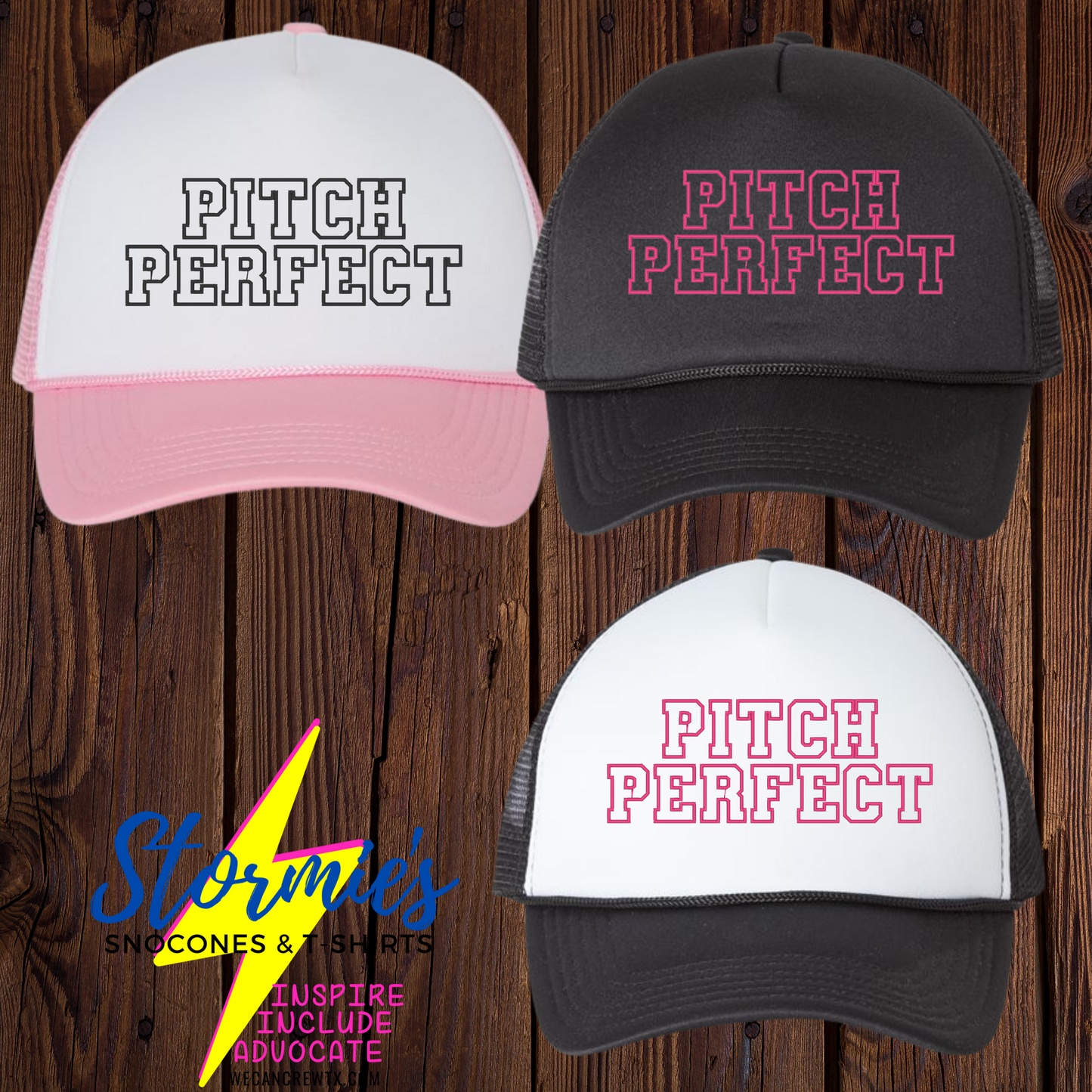 Pitch Perfect Varsity Foam Embroidered Hat - PICK UP ONLY