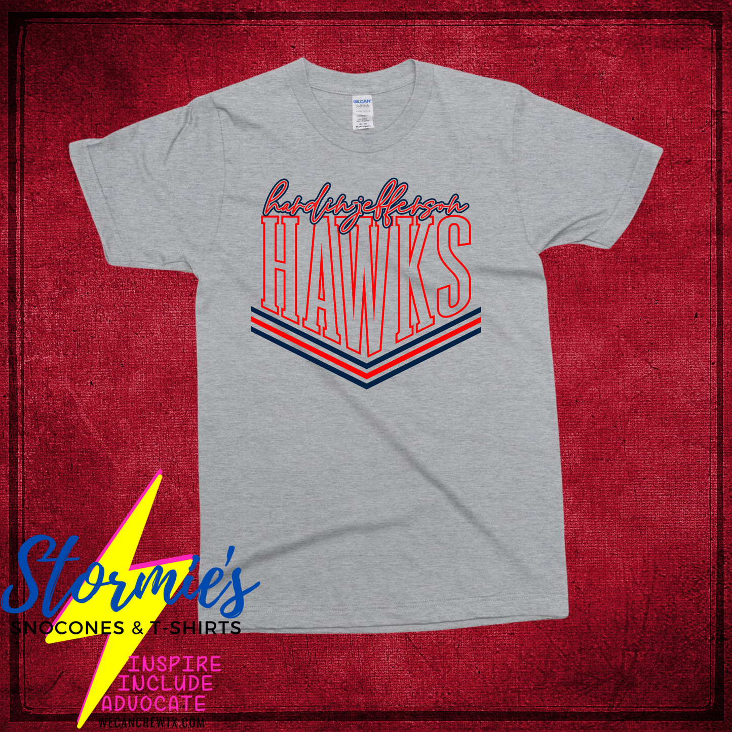 Hawks Pointed Lines Shirt