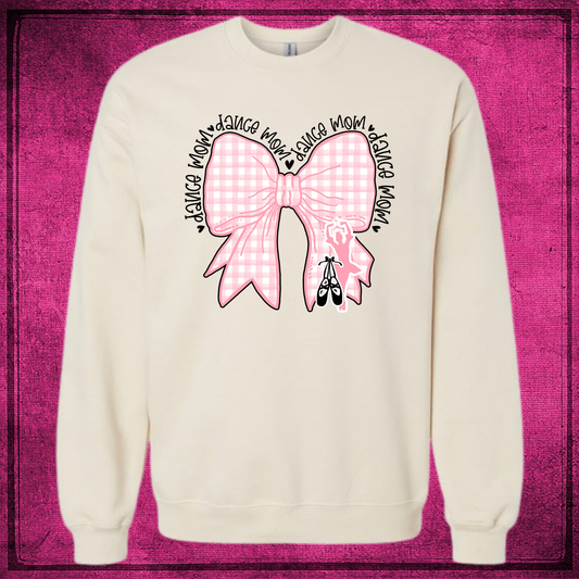 Dance Mom Bow Sweatshirt