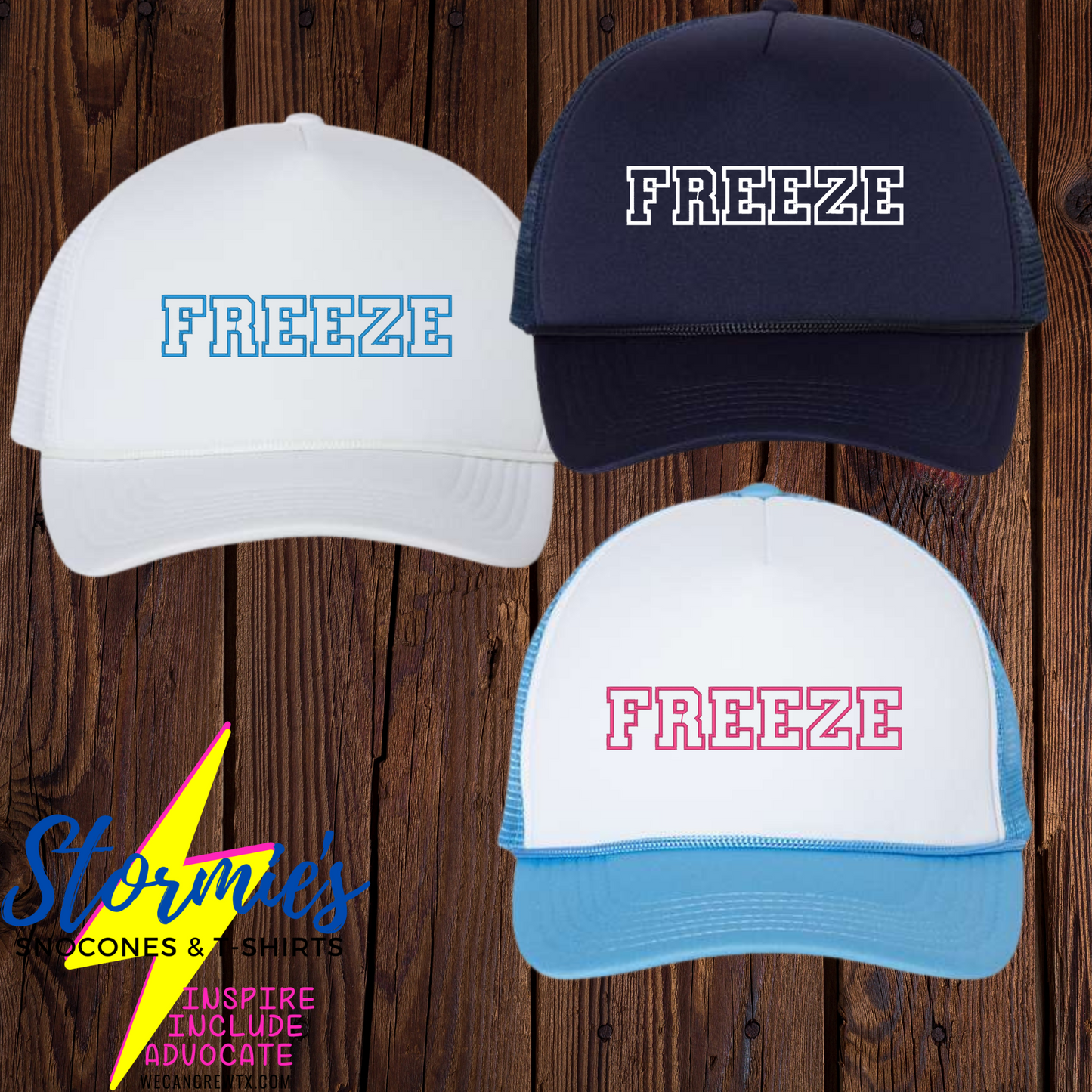 Freeze Varsity Foam Embroidered Hat - PICK UP ONLY