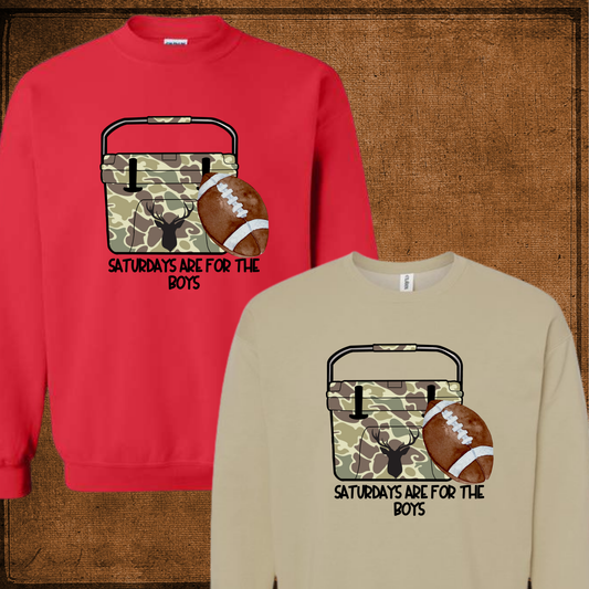 Saturdays are for the Boys Football Sweatshirt