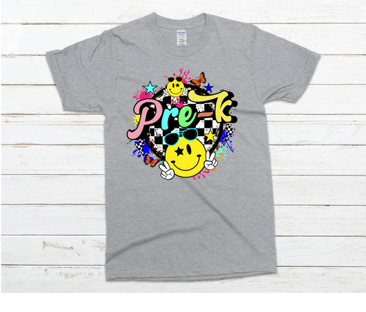 Pre-K Smiley Shirt