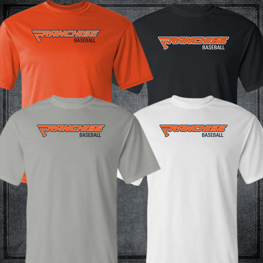 Franchise Baseball Full Long Logo DRY FIT Shirt
