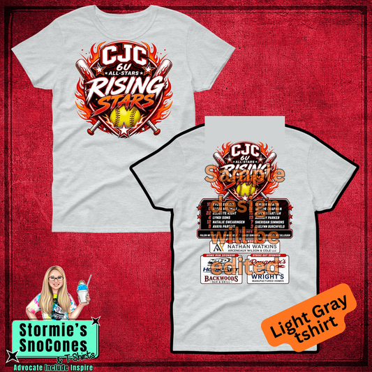 CJC 6U All Stars 2026 Rising Stars Shirt - DEADLINE TO ORDER 5/10