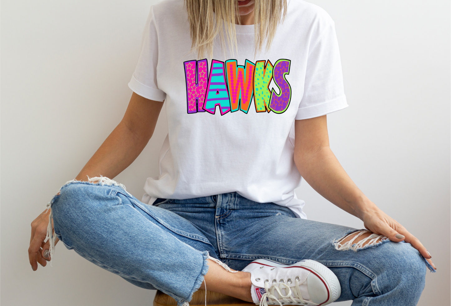 Hawks Bright Doodle Shirt