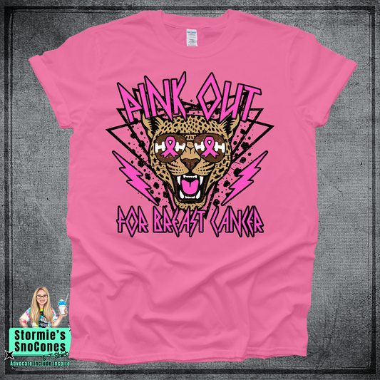 Hawks Pink Out Leopard Tshirt