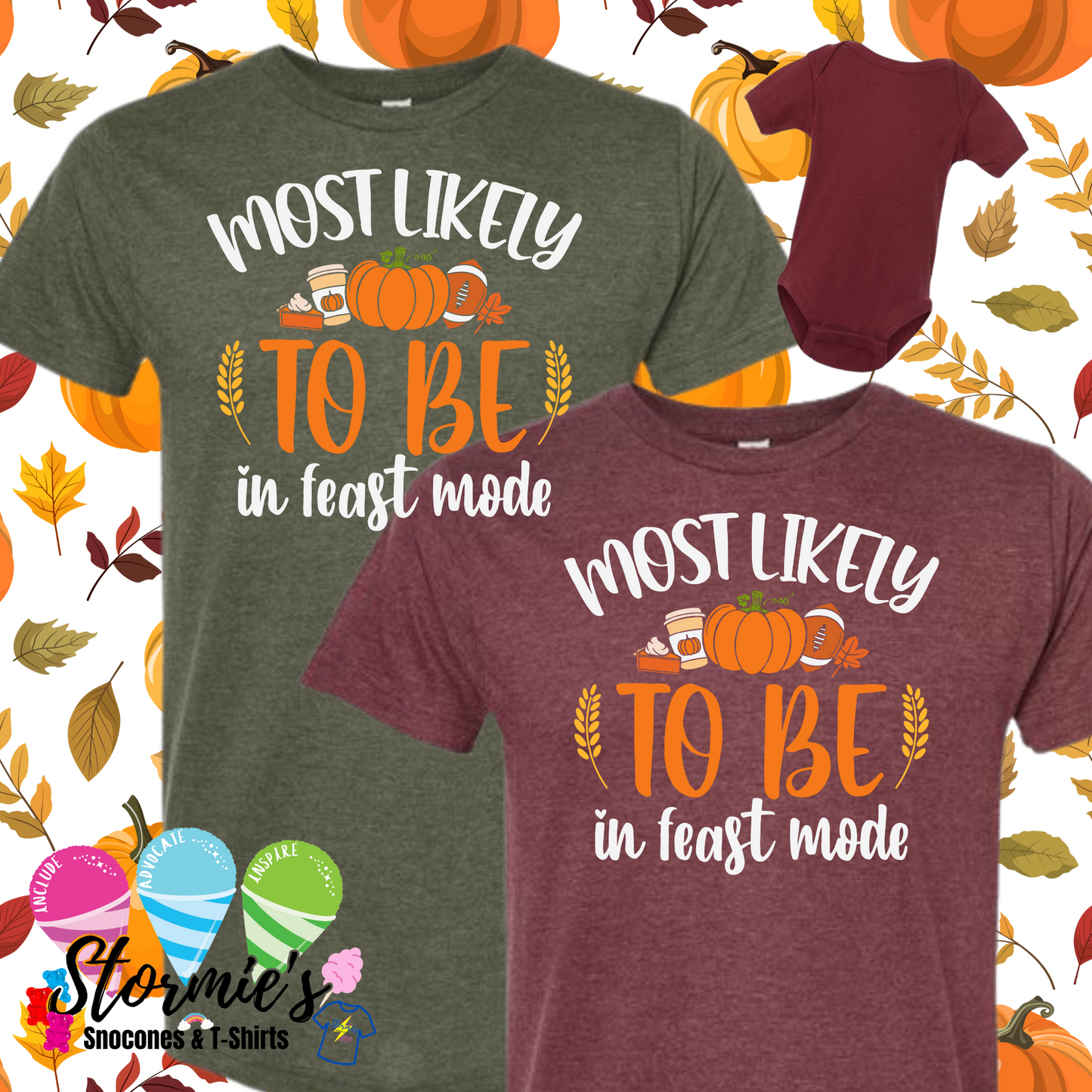 Thanksgiving Group Shirts - Most Likely To - In Feast Mode