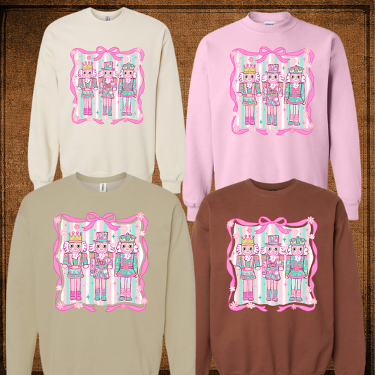 Nutcracker Bow Window Sweatshirt