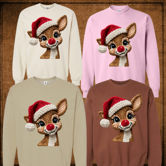 Knit Rudolph Sweatshirt
