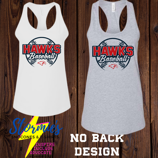 Hawks All Stars 8U 2024 Bella Racer Back Tank Top