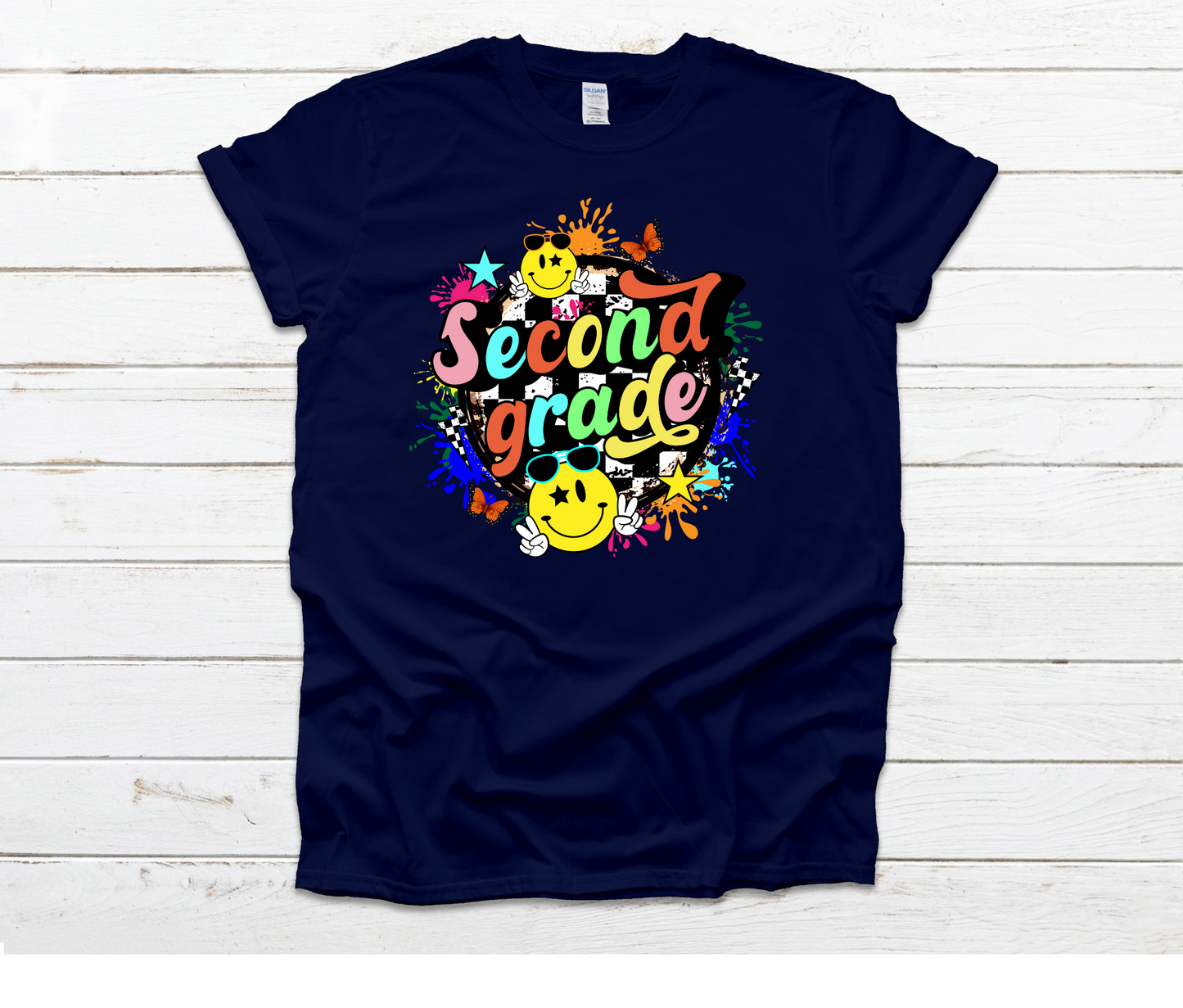 Second Grade Smiley Shirt