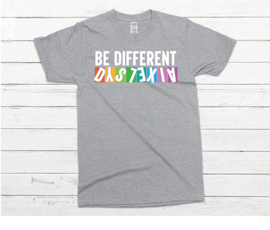 Be Different Dyslexia Shirt