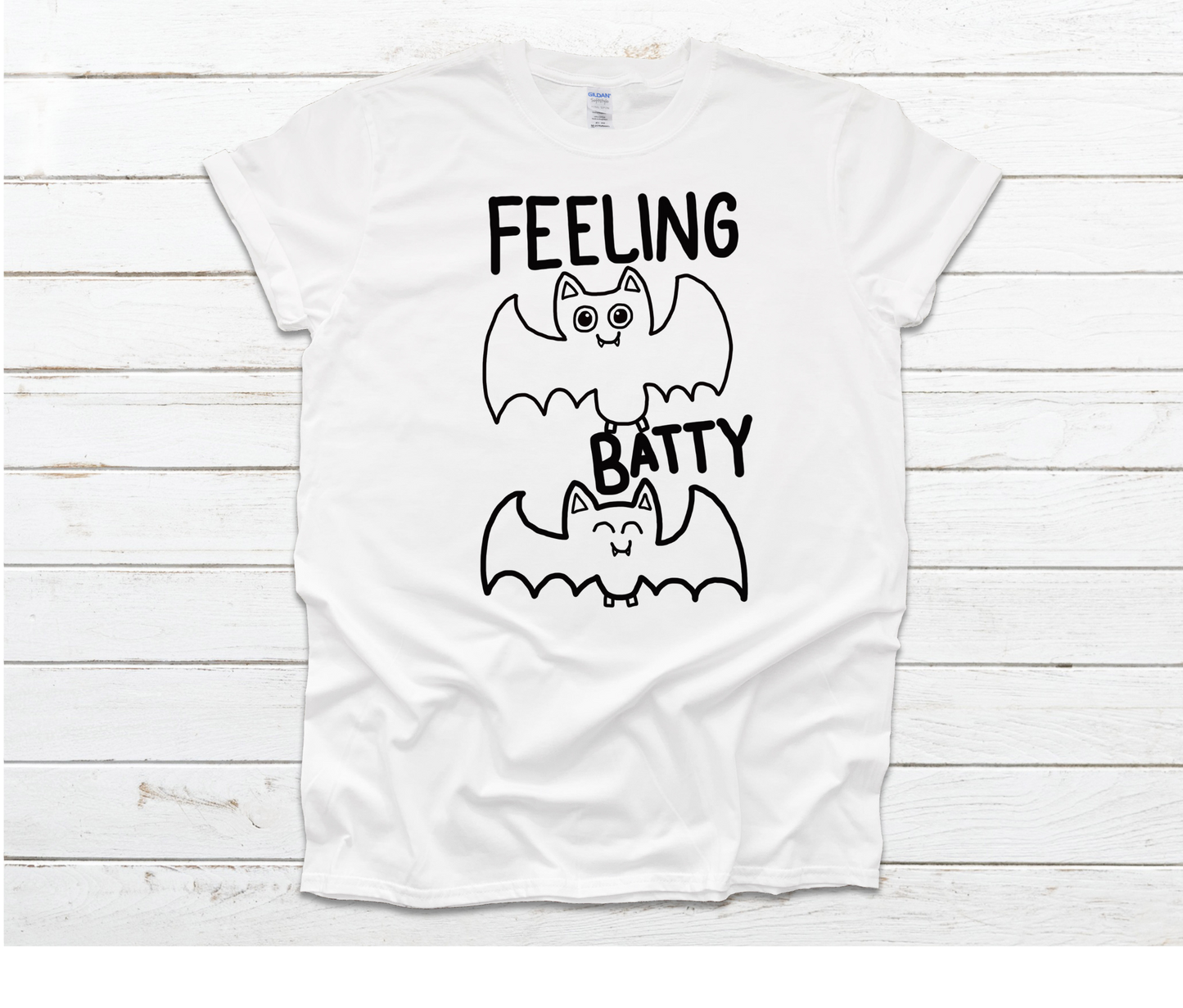 Color Your Own Shirt - Markers Included - Feeling Batty