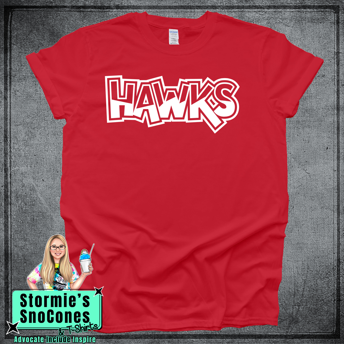 Hawks Graffiti Field Day - Color Wars Spring 2026 Red Shirt
