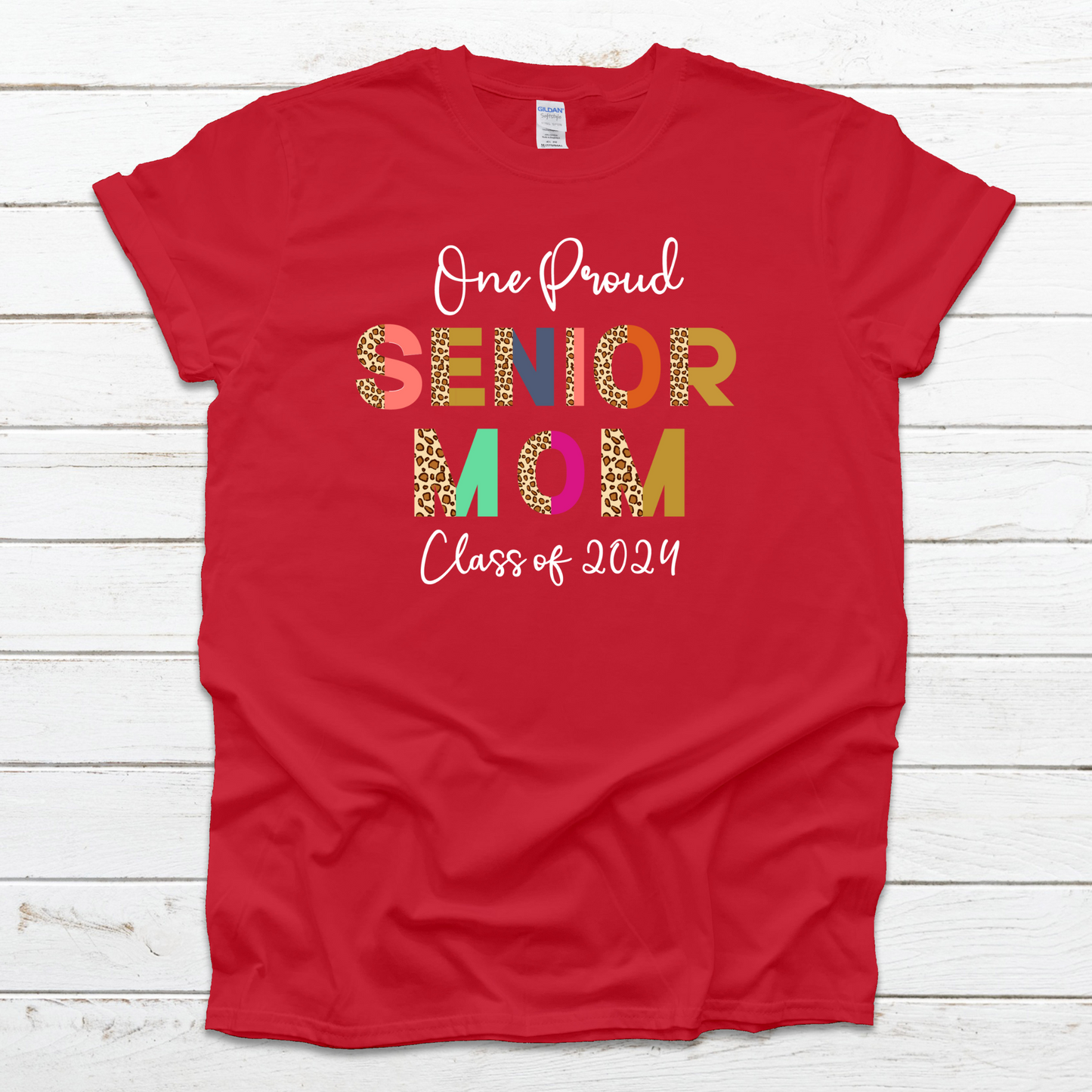 Senior Mom Cheetah 2024 Shirt