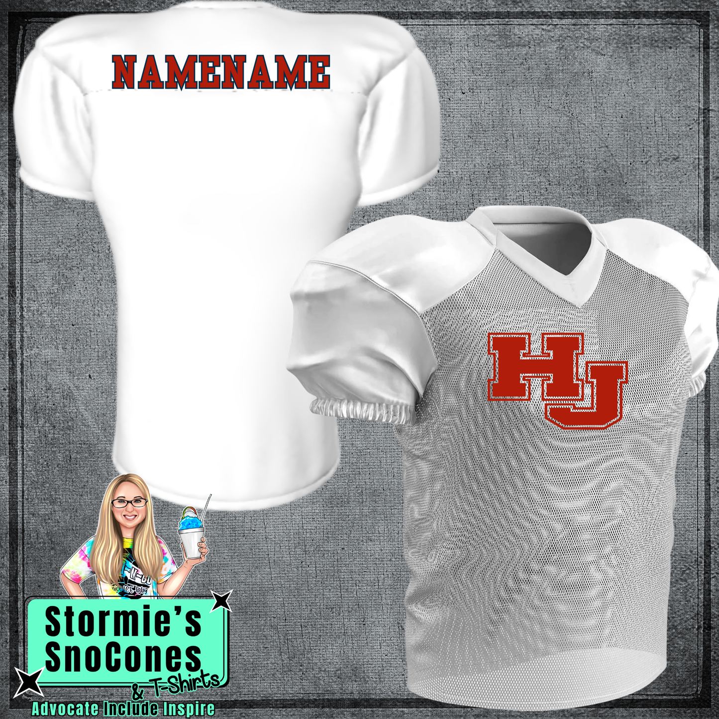Hawks HJ Champro Time Out Practice Football Jersey - Custom Name Optional