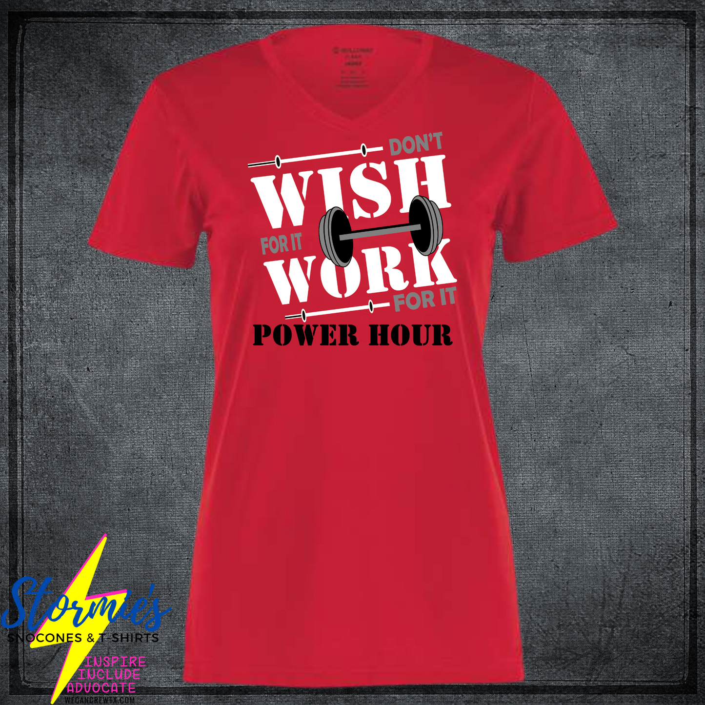 Power Hour Holloway Women's V-Neck Dry Fit Shirt