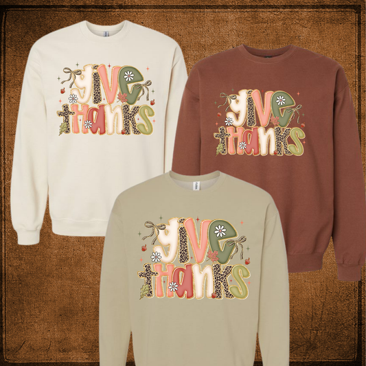 Give Thanks Sweatshirt