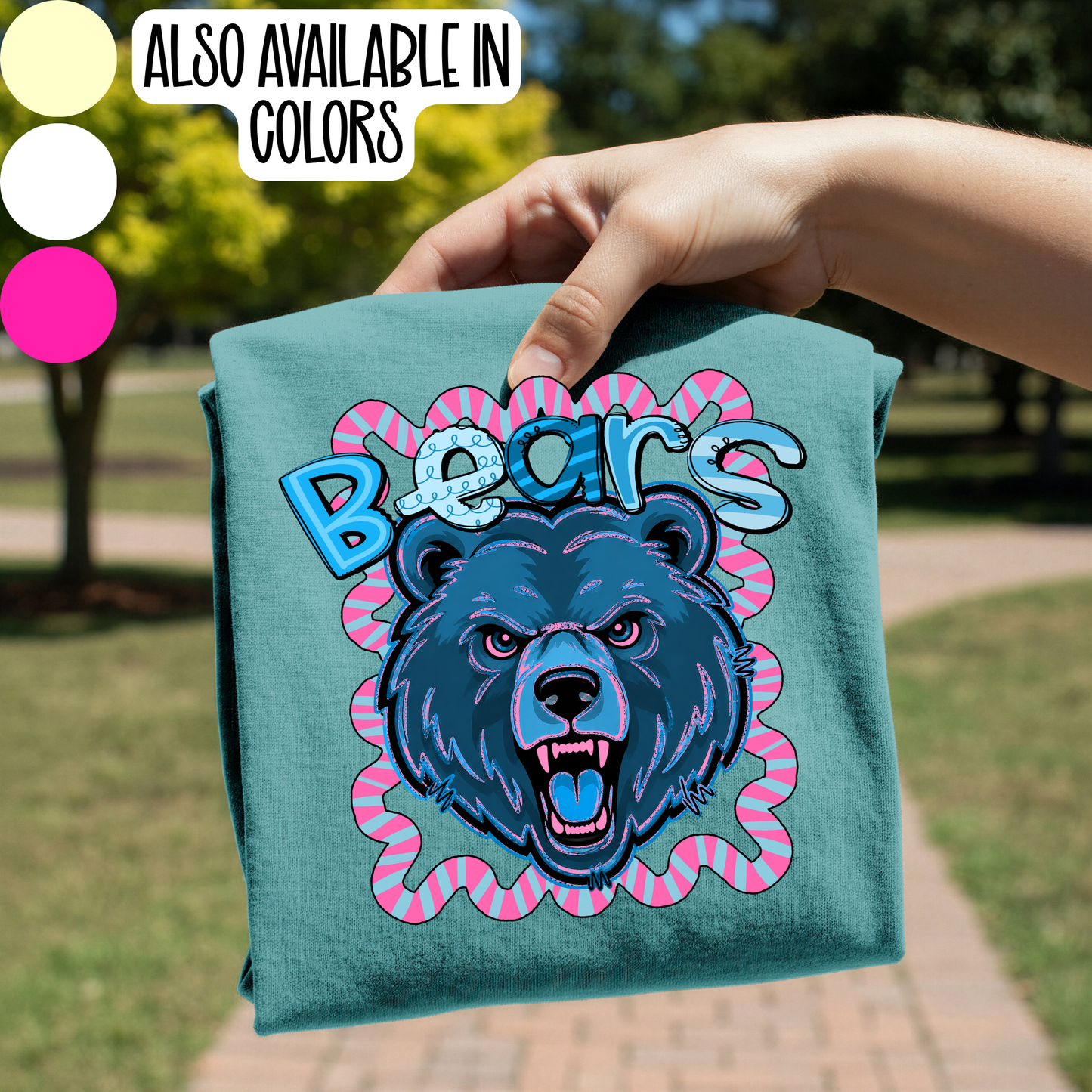 Bears Whimsy Gildan Comfort Colors Tultex Shirt