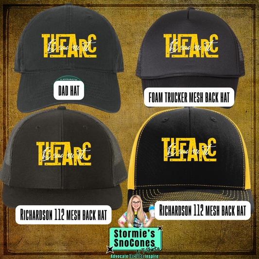 The Arc Of Greater Beaumont Weave Cursive PRINTED Logo Hat - PICK UP ONLY