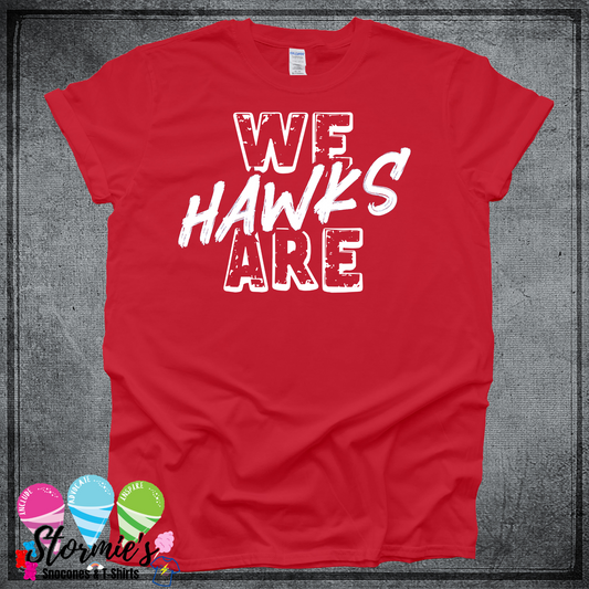5th & 8th Grade - We Are Hawks - China Elementary- Sour Lake Elementary Color Wars/Field Day 2025 Shirt Red
