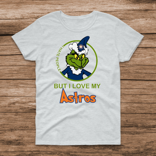 Astros Grinch Ash T-Shirt