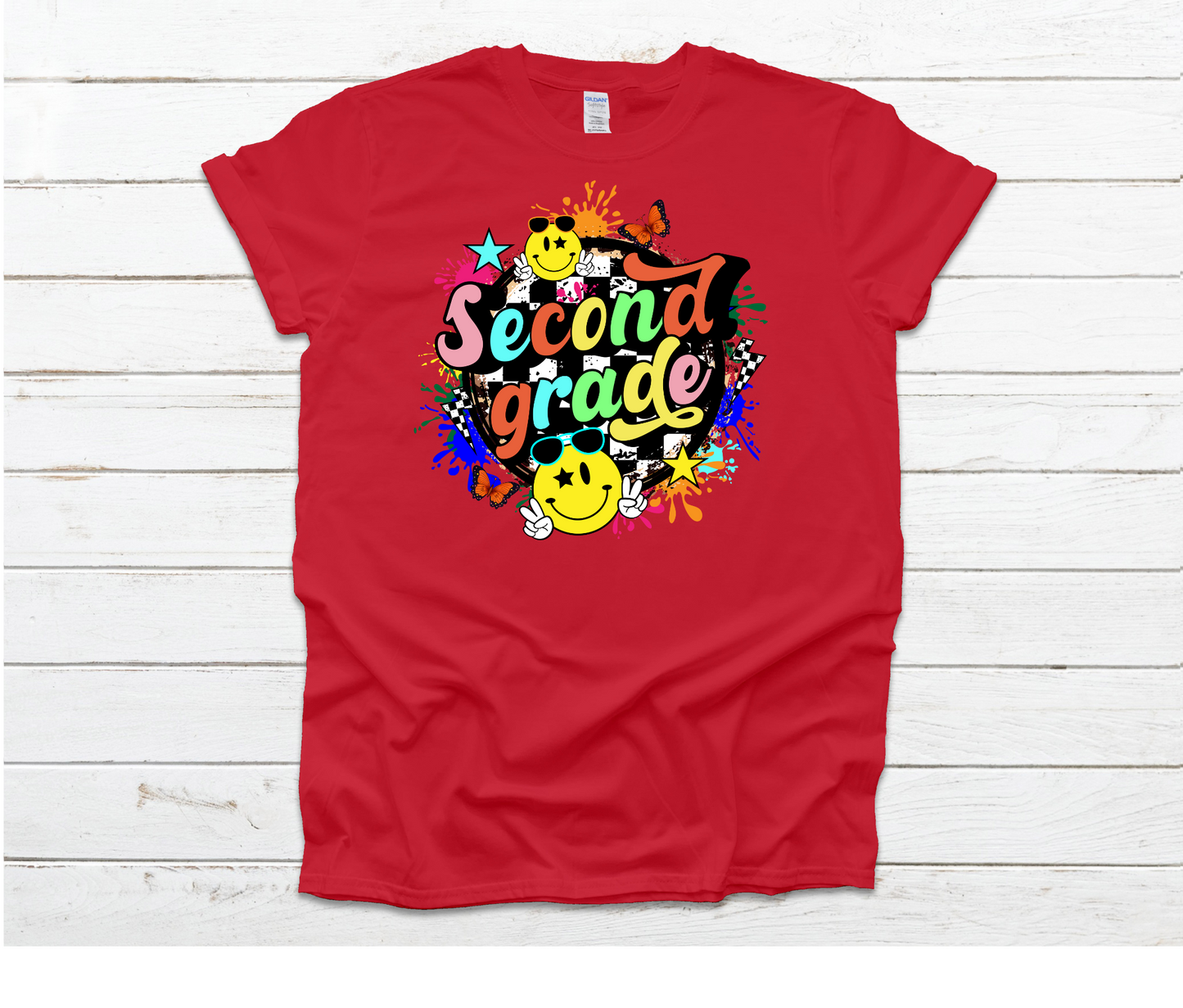 Second Grade Smiley Shirt