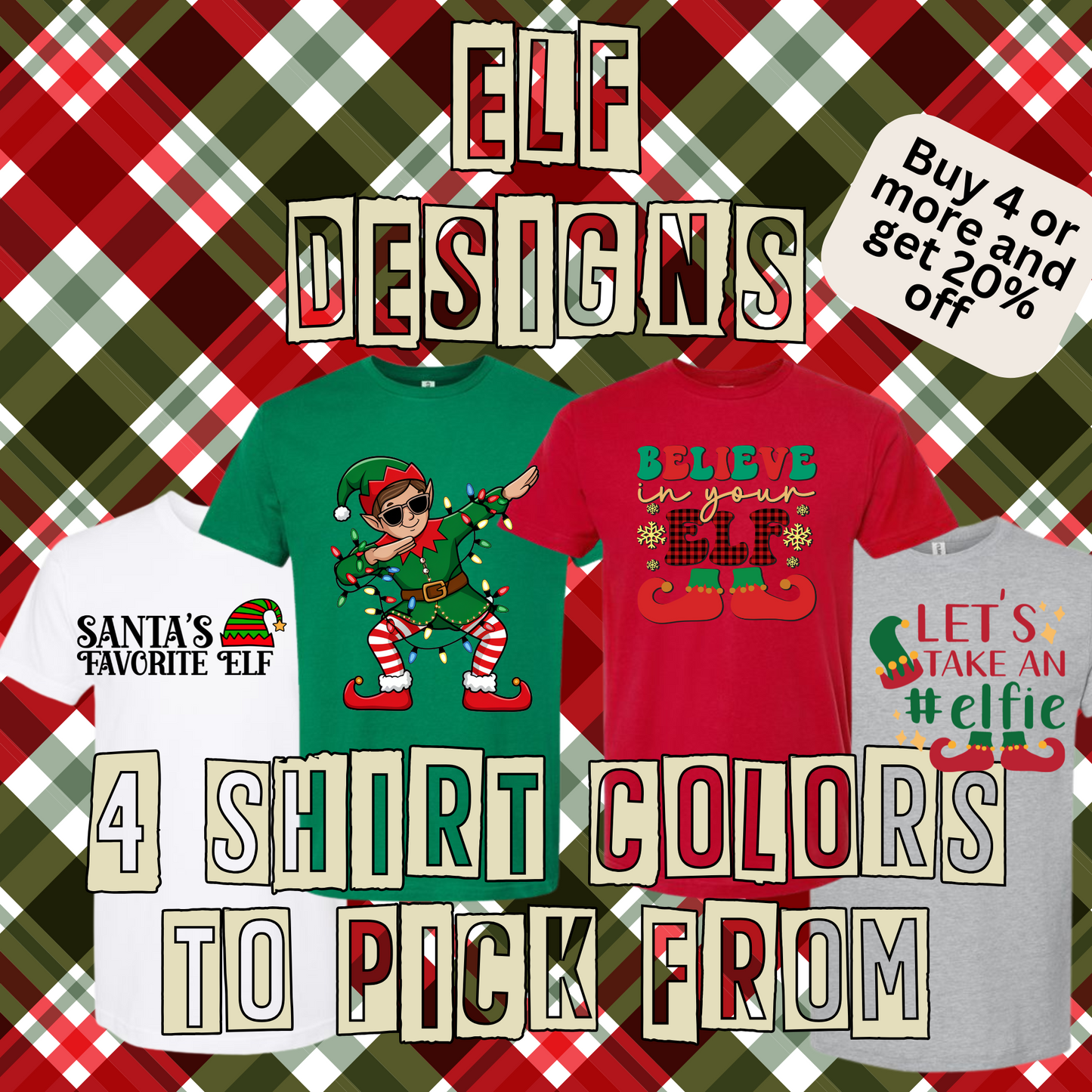 Elf Spirit Days Shirts - 12+ Options