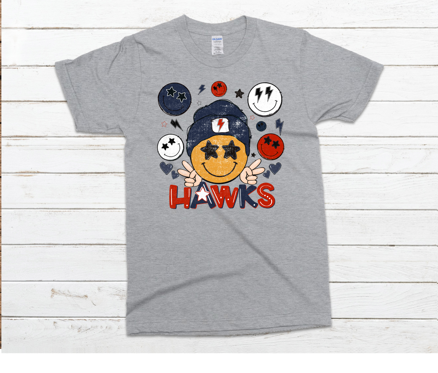 Hawk Smiley Peace Shirt