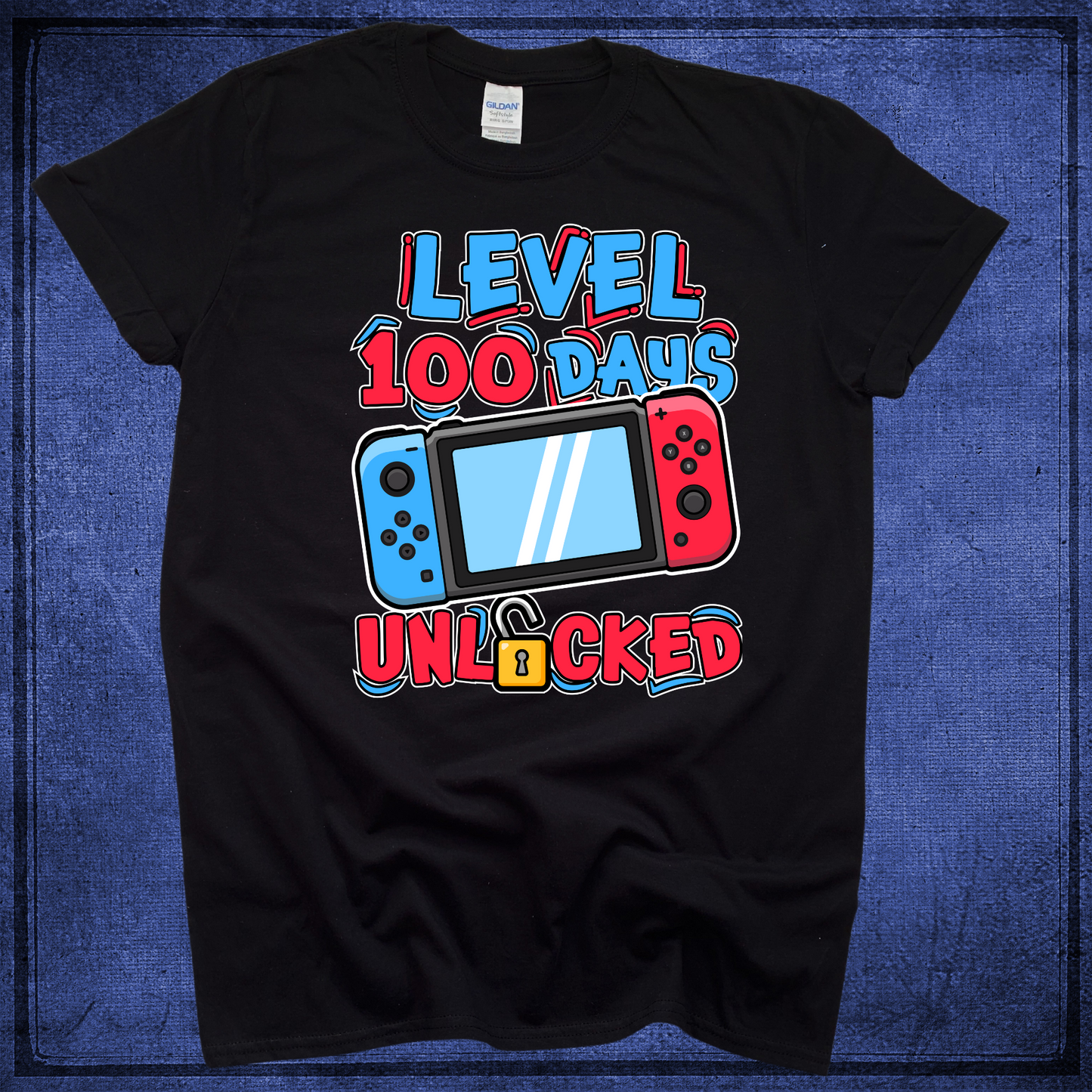 Unlocked switch  -100 Days of School - Black Shirt