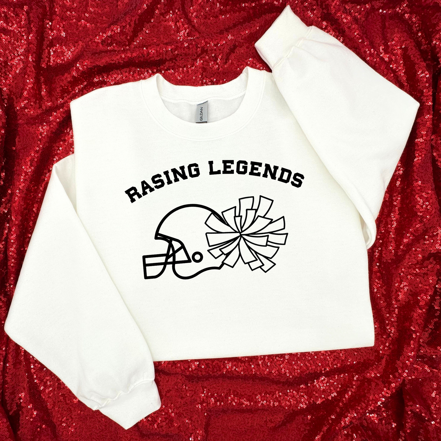 Raising Legends Football Cheer Sweatshirt Hawks