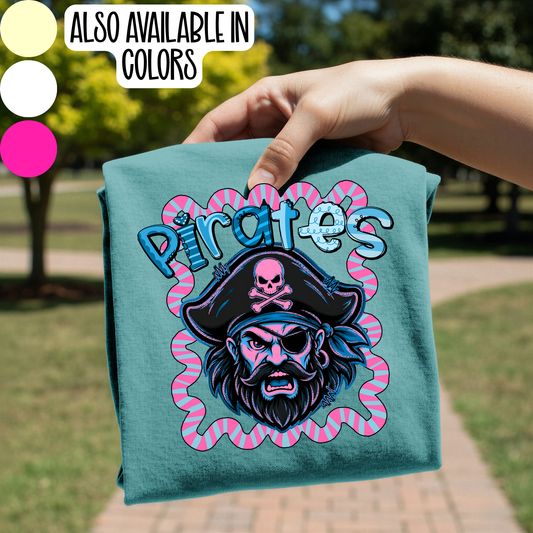 Pirates Whimsy Gildan Comfort Colors Tultex Shirt