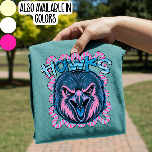 Hawks Whimsy Gildan Comfort Colors Tultex Shirt