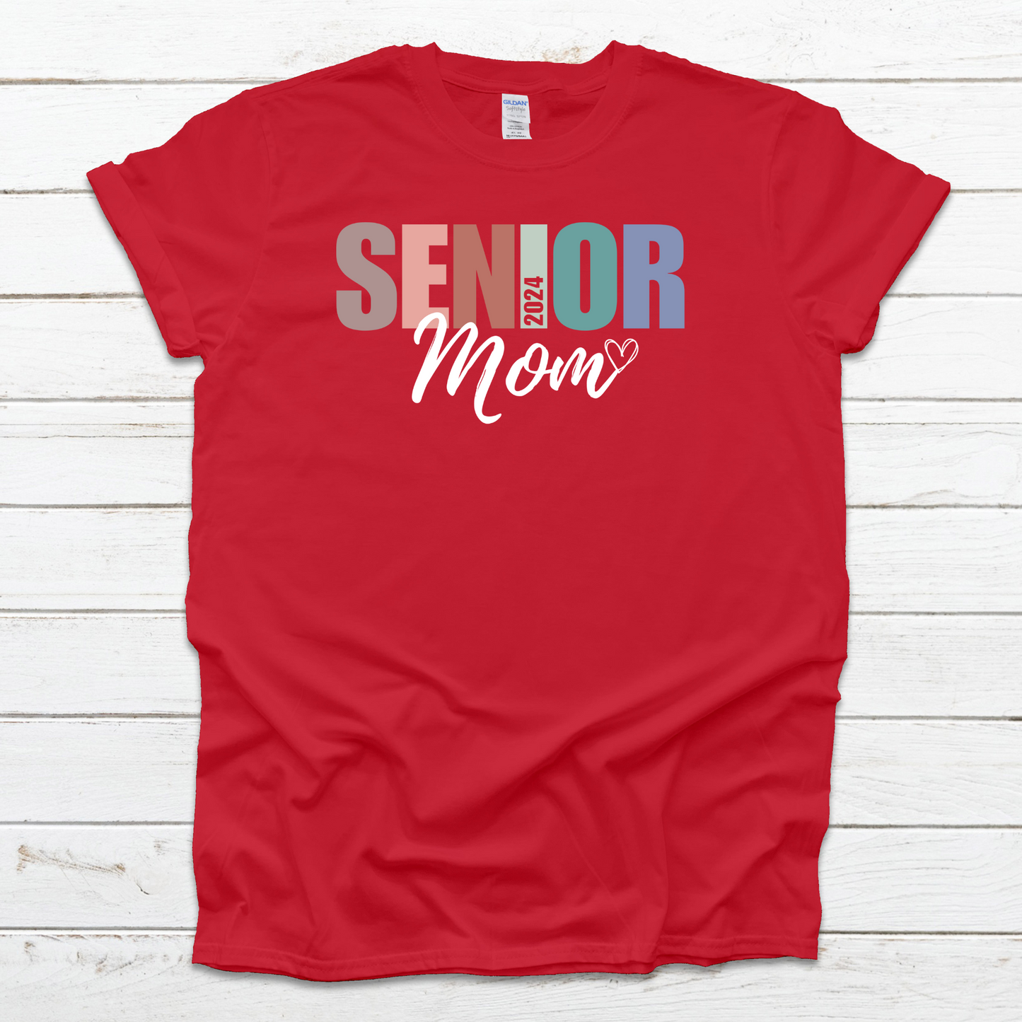 Senior Mom Heart 2024 Shirt