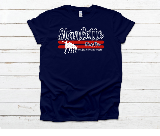 Starlette Custom Name Navy Shirt