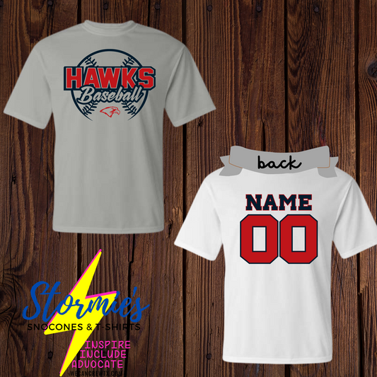 Hawks Baseball All Stars 8U 2024 Personalized Shirt Dry Fit Shirt