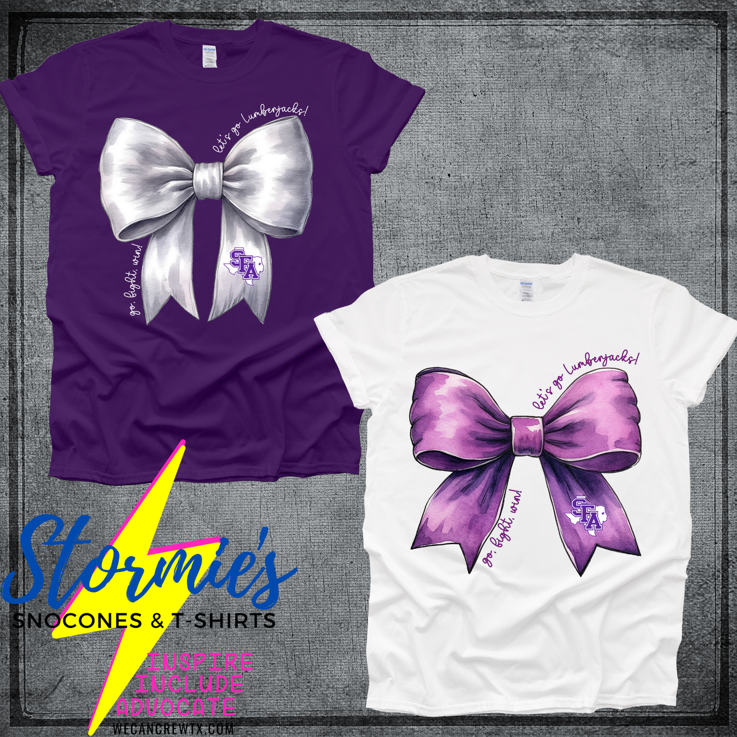 Stephen F Austin State University SFA Coquette Bow Shirt