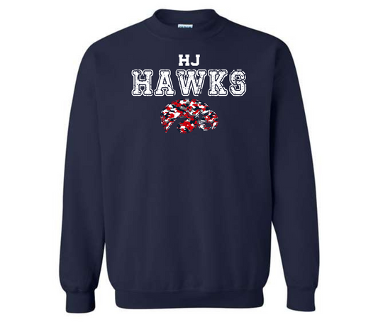 Hawks Football 2023 Navy Sweatshirt & Hoodie & Long Sleeve Shirt