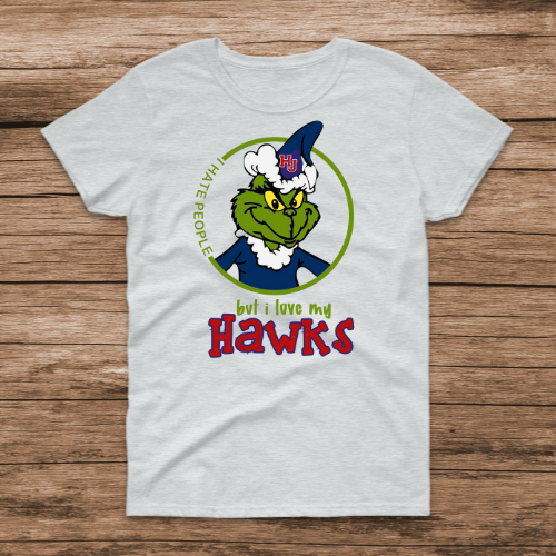 Hawk Grinch Ash T-Shirt