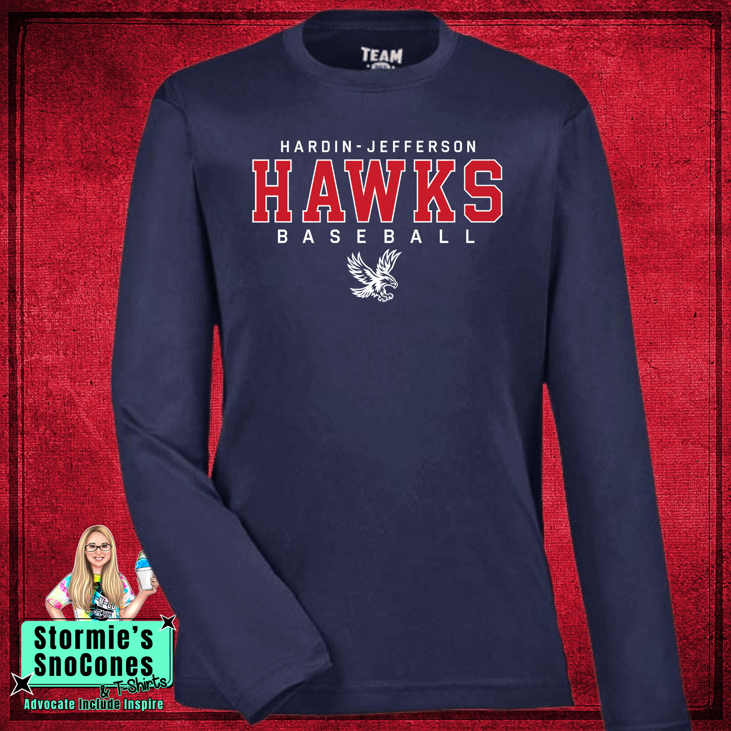 5th and 6th graders Futures Tournament Navy DRY FIT Long Sleeve Shirt