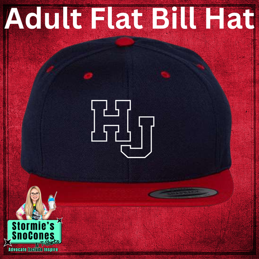 5th and 6th graders Futures Tournament YP Classics Flat Bill Red-Navy Adult Embroidered Hat - PICK UP ONLY