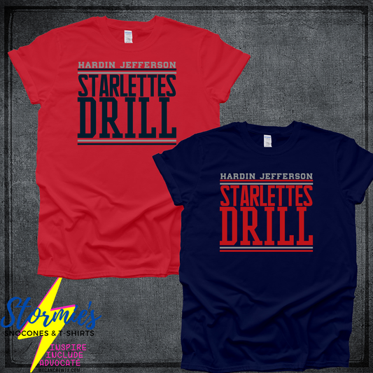 HJ Starlettes Drill Lines Shirt