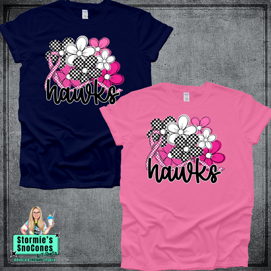 Hawks Flower Cluster Tshirt