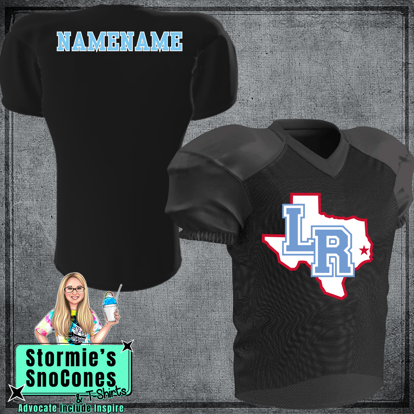 Lumberton Raiders Champro Time Out Practice Football Jersey - Custom Name Optional