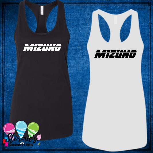Mizuno Baseball Strike Through Bella Racer Back Tank Top